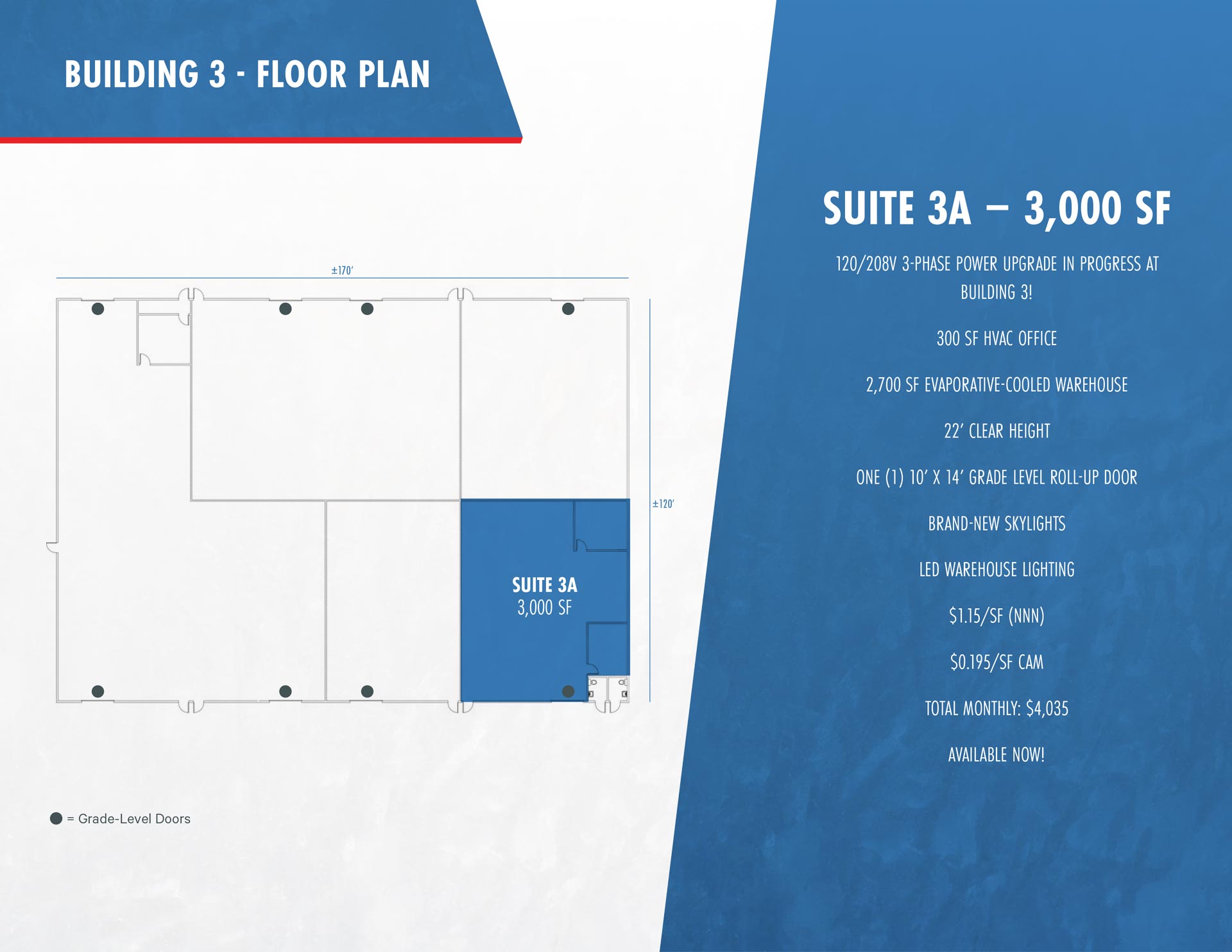 Freeway 15 Industrial Park - Building 3, Suite 3A details