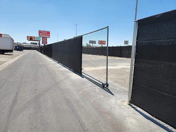 Freeway 15 Industrial Park, gated secure storage yard 2