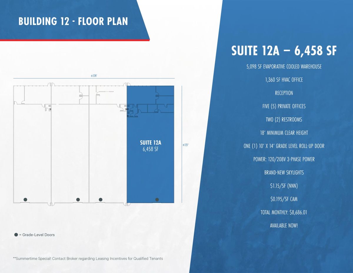 Freeway 15 Industrial Park - Building 12, Suite 12A details