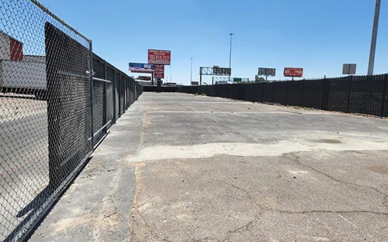 Freeway 15 Industrial Park, gated secure storage yard 1